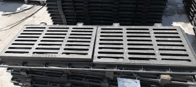 宣化球墨铸铁连体双篦展示