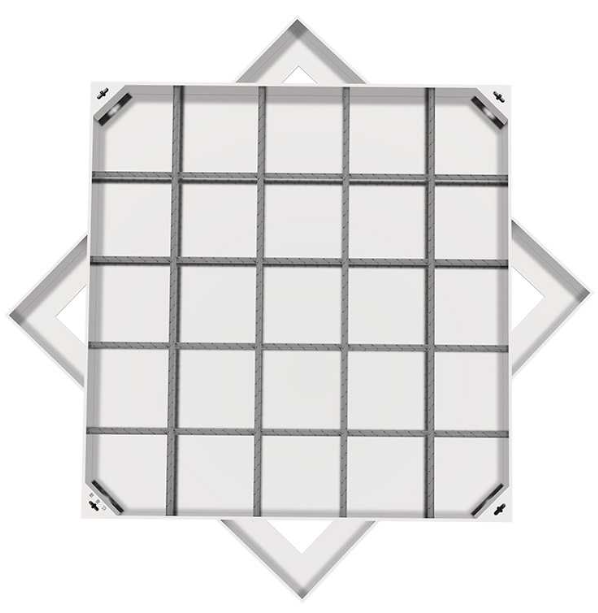 宣化不锈钢方井展示